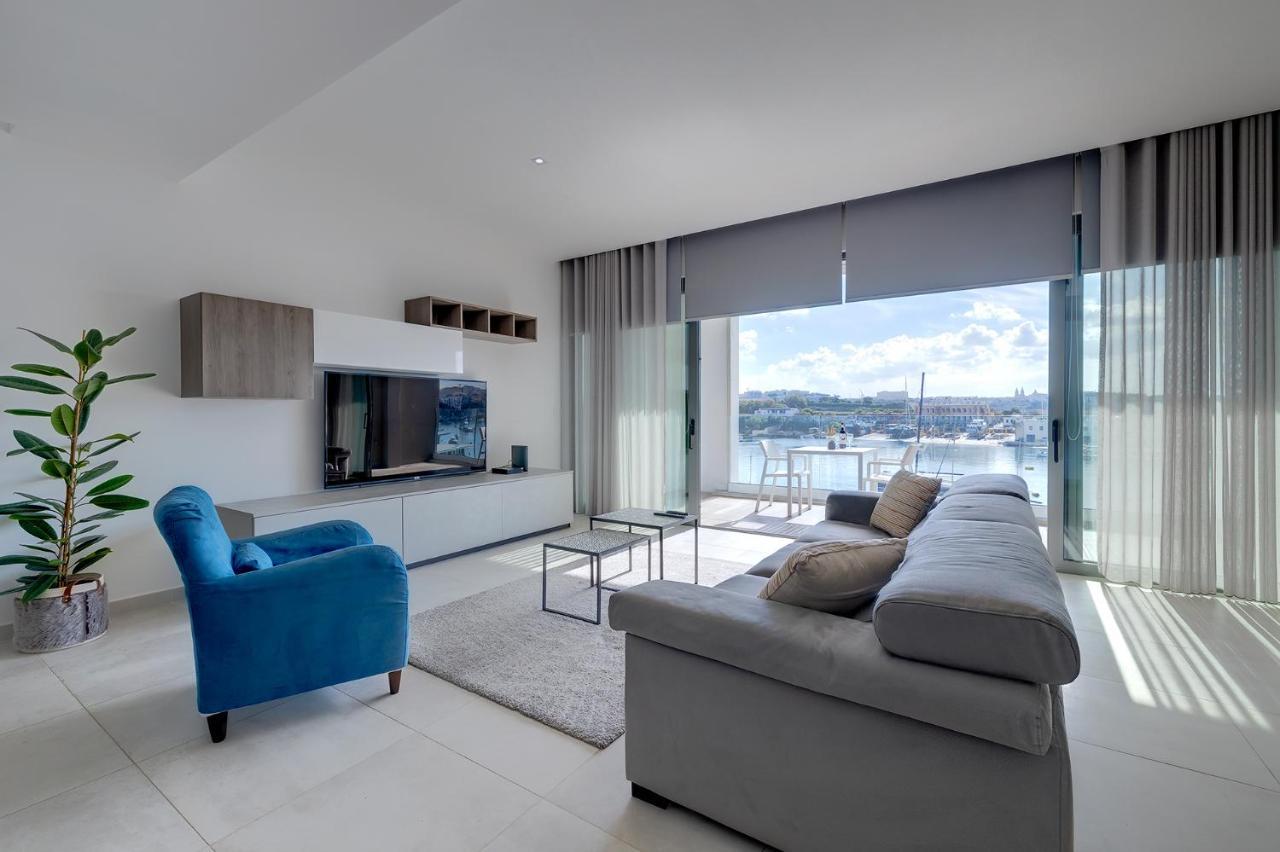 Superlative Apartment With Valletta And Harbour Views Sliema Exterior foto