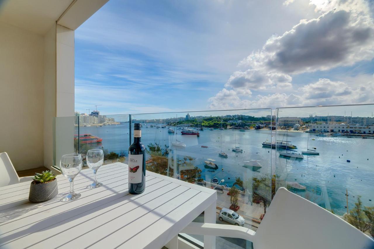 Superlative Apartment With Valletta And Harbour Views Sliema Exterior foto